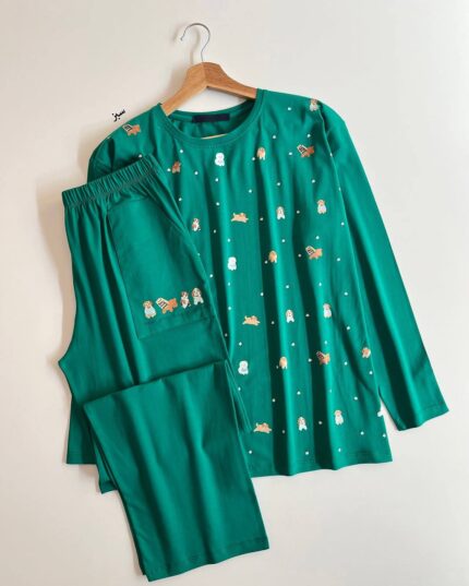 ست  بلوز  و شلوار zoo(سایز بزرگ)  کد 629