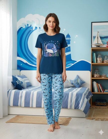 ست تيشرت و شلوار فانتزي کد 637