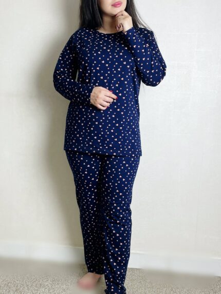 ست بلوز و شلوار قلبی کد 652