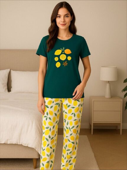 ست تيشرت و شلوار فانتزي کد 619