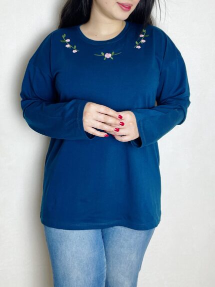 بلوز گلدوزی سارینا کد 722