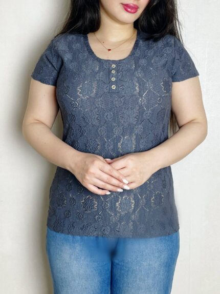 تیشرت خامه دوزی پشت گیپوری کد 868