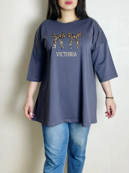 تیشرت لانگ VICTORIA کد 1030