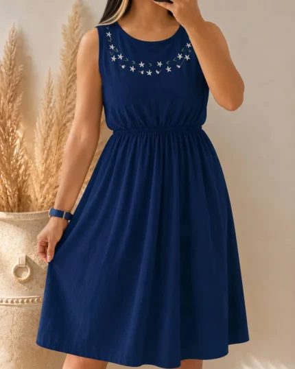 سارافون ساحلی گلدوزي ساناز کد 1043