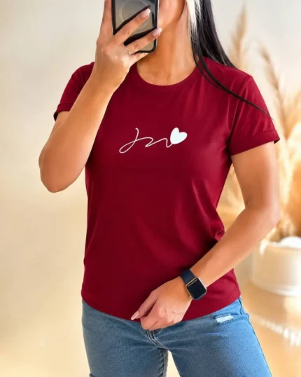 تیشرت نخپنبه LOVEکد 1086