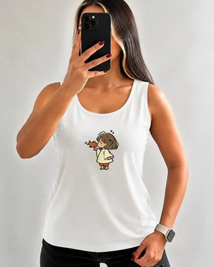 تاپ نخپنبه دختر(سايز نرمال) کد 1079